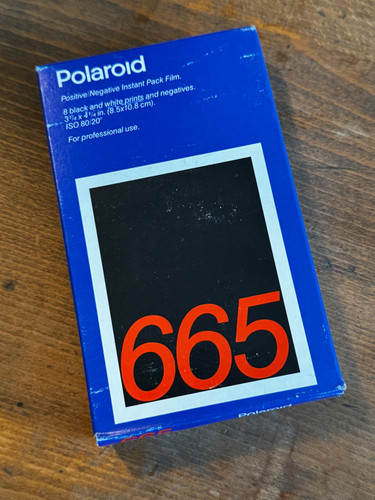 Polaroid type 665 medium - polaroid,