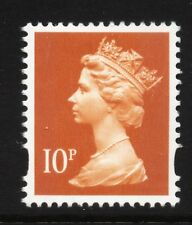 Y1676 U195A 10p Dull Orange ENSCHEDE BLUE FLUOR BLUE GUM Unmounted Mint  Machin