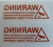 WARNING RECORDING CCTV DASHCAM