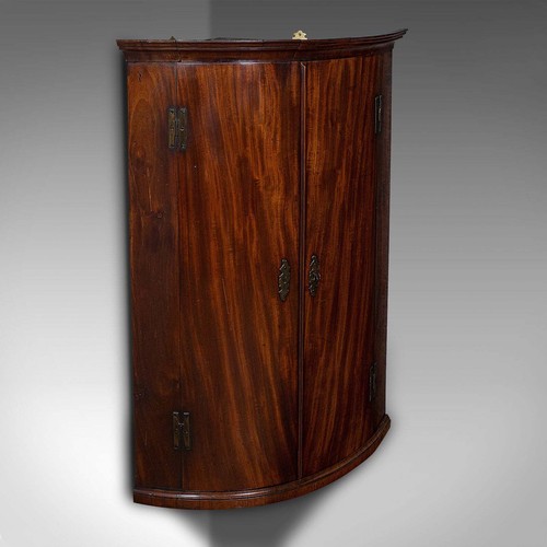 Antique bow front corner - antique,