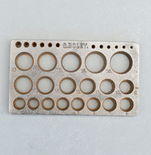 Vintage G.BOLEY Barrel Contractor Watchmakers Barrel Tightening Plate Steel Die