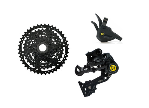 Box four speed drivetrain - box,