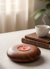 Thuya Burl Wood Tea Light