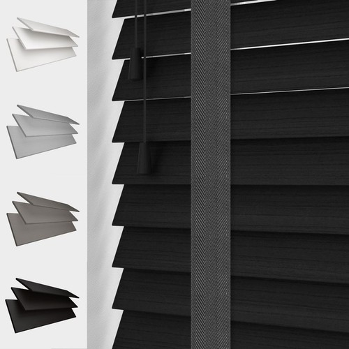 Faux wood 50mm - wood, blinds