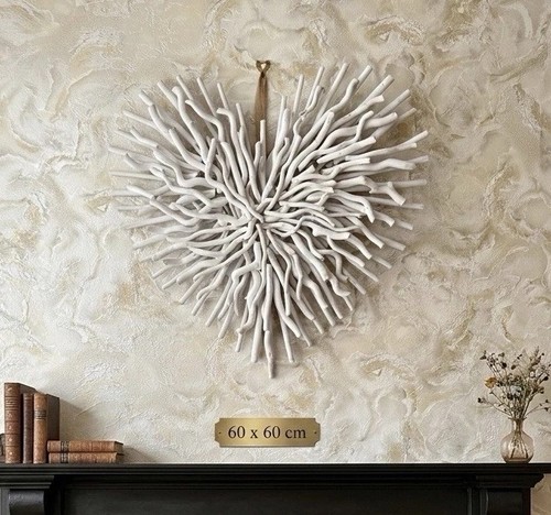 Large hand painted - large, wooden