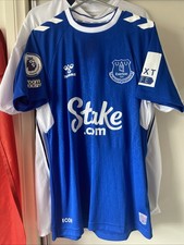 Everton Match Worn Shirt Dominic Calvert-Lewin Leeds United Player Issued