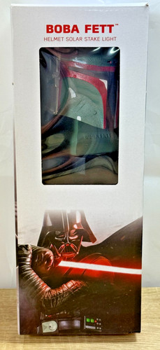 Boba fett helmet solar stake - boba,