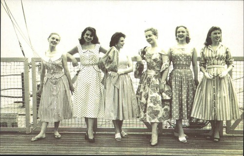 Vintage 1956 eastbourne girls - 1956,
