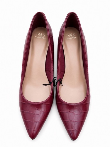 Collection burgundy croc - burgundy,