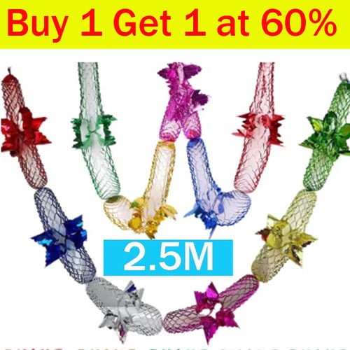 Christmas foil garland - 4x,