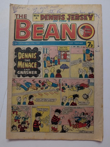 Beano comic 1974 - beano, 1974,