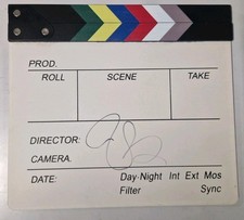 Tim Burton Signed Movie Clapper Board, Director, Wednesday (3) *PHOTO PROOF+COA*