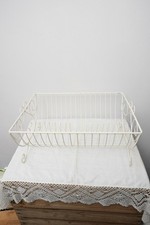 Vintage Cream Wire Dish Rack | French Country Drainer | Farmhouse Metal Holder