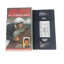 Lester Piggott My 12 Greatest Races horse racing VHS Video  pre owned