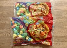 Lucky Charms Marshmallows Only Limited Edition Set Of Two 7oz Bags New RARE