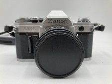 Working Canon AE-1 35mm Film Camera With 50mm FD 1.8 Lens Film Tested New Seals
