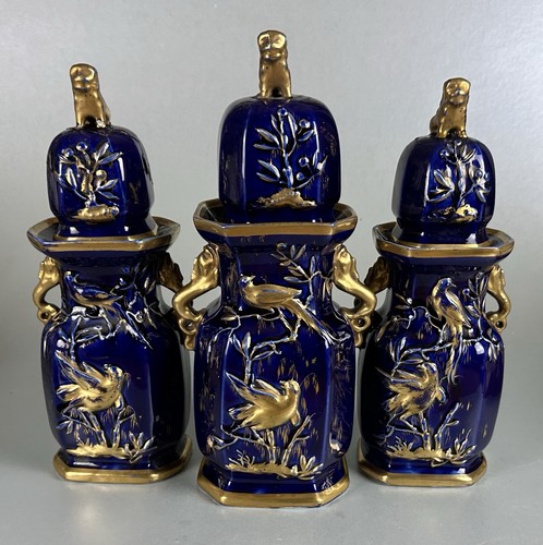 Masons c1820s garniture - garniture, of