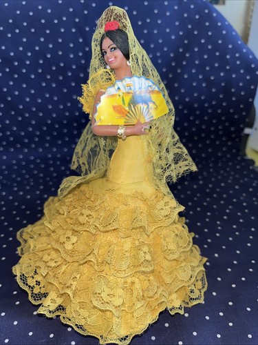Vintage spanish doll flamenco - spanish,