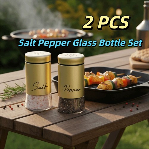 2pcs salt pepper grinder - pepper,