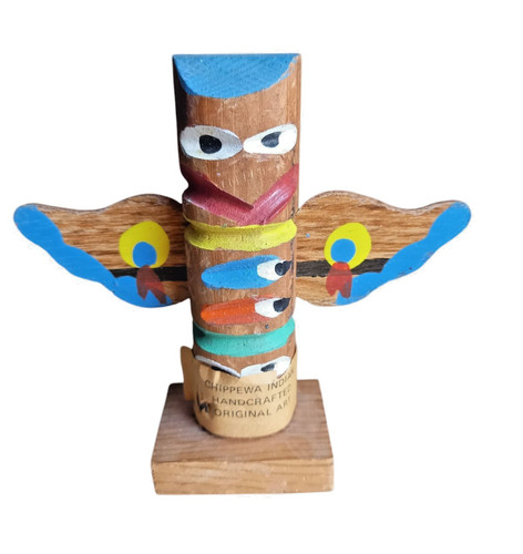 Vintage native american - american, wooden