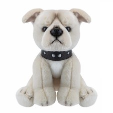 Staffordshire Soft Toy Beige, Bull Terrier Premium Cuddly Toys