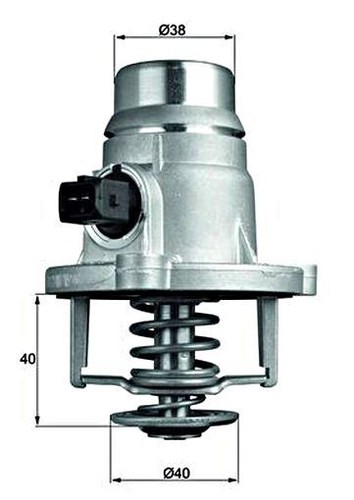 Coolant thermostat mahle fits - thermostat,