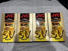 JVC VHS Sv Super VHS 180 X 4
