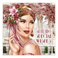 Art Deco Birthday Card -