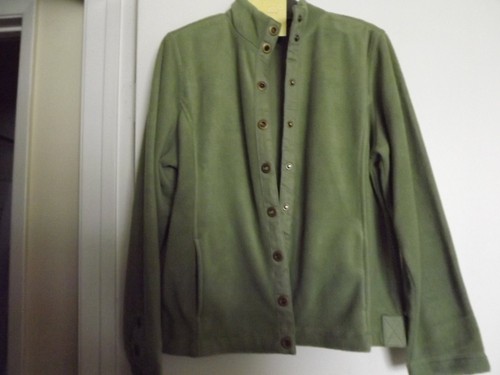 Qvc denim fleece jacket - &,