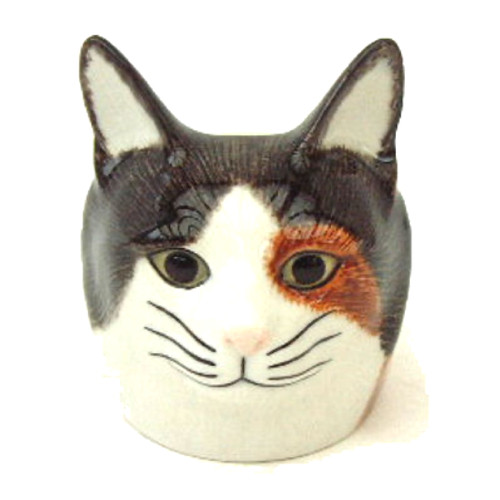 Quail ceramics face - face, cup