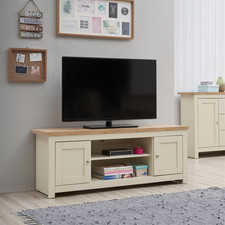 Cream Oak Living Room Furniture Set Sideboard TV Unit Coffee Table