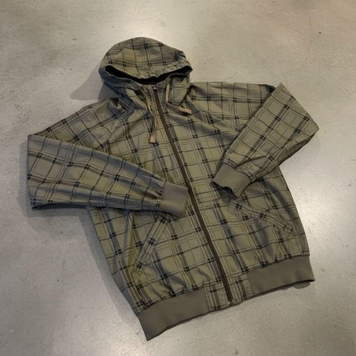 Addict check zip hoodie - check,