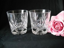 Pair of Vintage  Lead Crystal