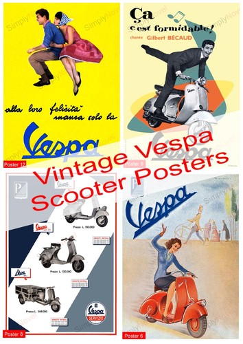 Repro vintage vespa scooter - vespa,