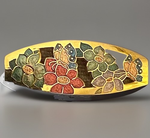 Vintage enamel flower - vintage,