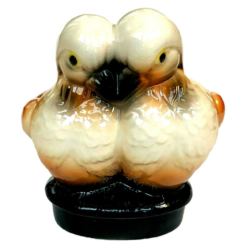 Dove planter twin bird mcm - planter,