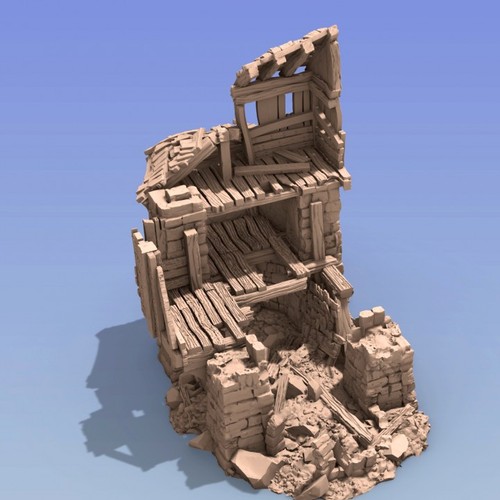 Ruined house fantasy - ruined, i