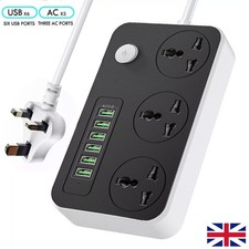 Extension Lead with 6 USB