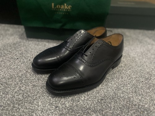 Mens loake shoes black size - mens,
