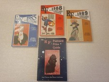 4 x "THE RF POSTCARD PRICE GUIDE"  Venman, Mead, Konee Postcard Catalogues ^