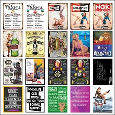 Various Retro Tin Metal