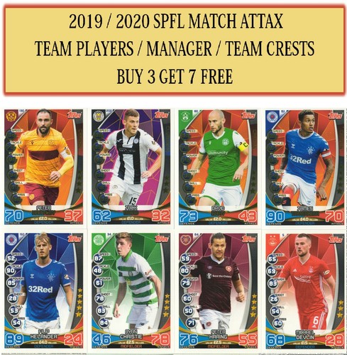 Topps spfl match attax 2019 - match, 2019/20