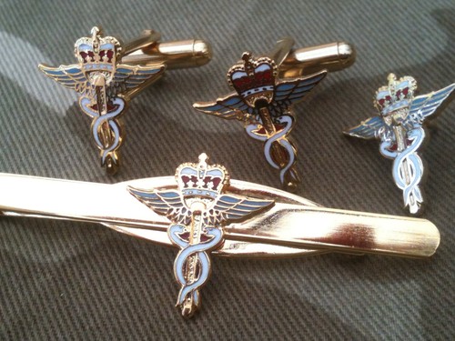 Raf medical cufflinks badge - medical,