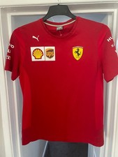 Official Scuderia Ferrari F1 Team Shirt – Puma – Size XL Red – Shell, UPS, Le