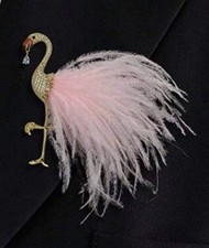 Beautiful Flamingo Brooch