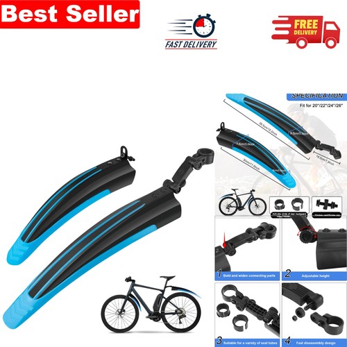 Adjustable bike mudguard set - bike,