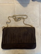 Brown and gold Frank usher bag