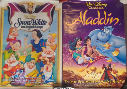 Disney vhs posters - disney,