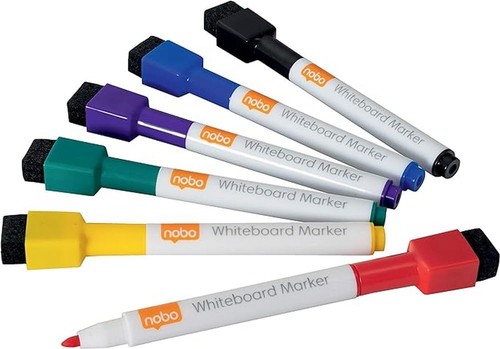 Nobo mini whiteboard pens - nobo,