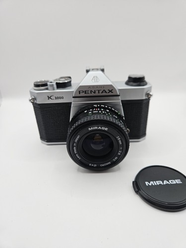 Asahi pentax k1000 slr with - pentax,